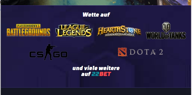 Liste der erfassten E-Sport-Spiele